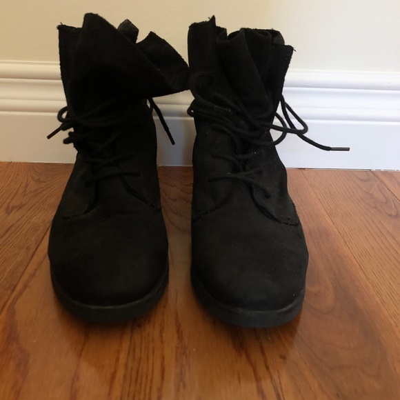 Hibou Lace Up Ankle Boots - Picture 2 of 5